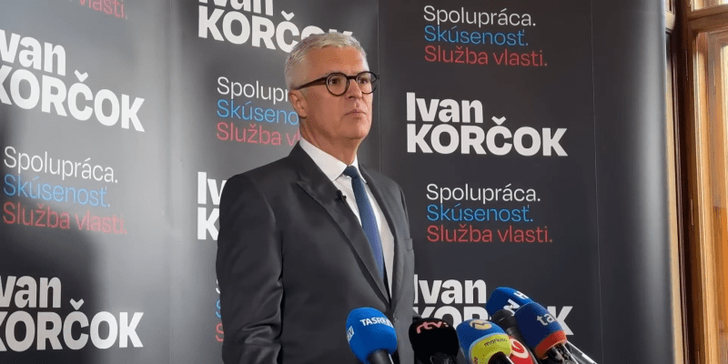Kandidát na slovenského prezidenta Ivan Korčok. 