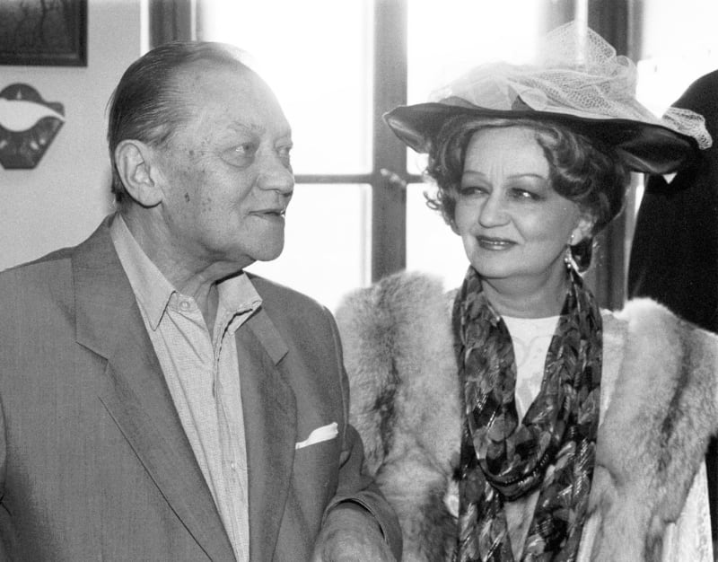 Blanka Bohdanová s Rudolfem Hrušínským dlouhá léta účinkovala v Národním divadle. 