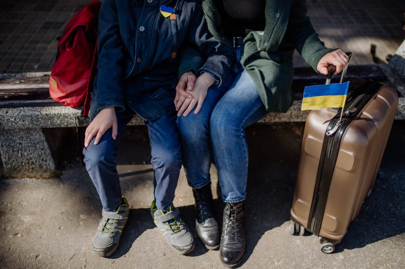 Ukrajinští uprchlíci
