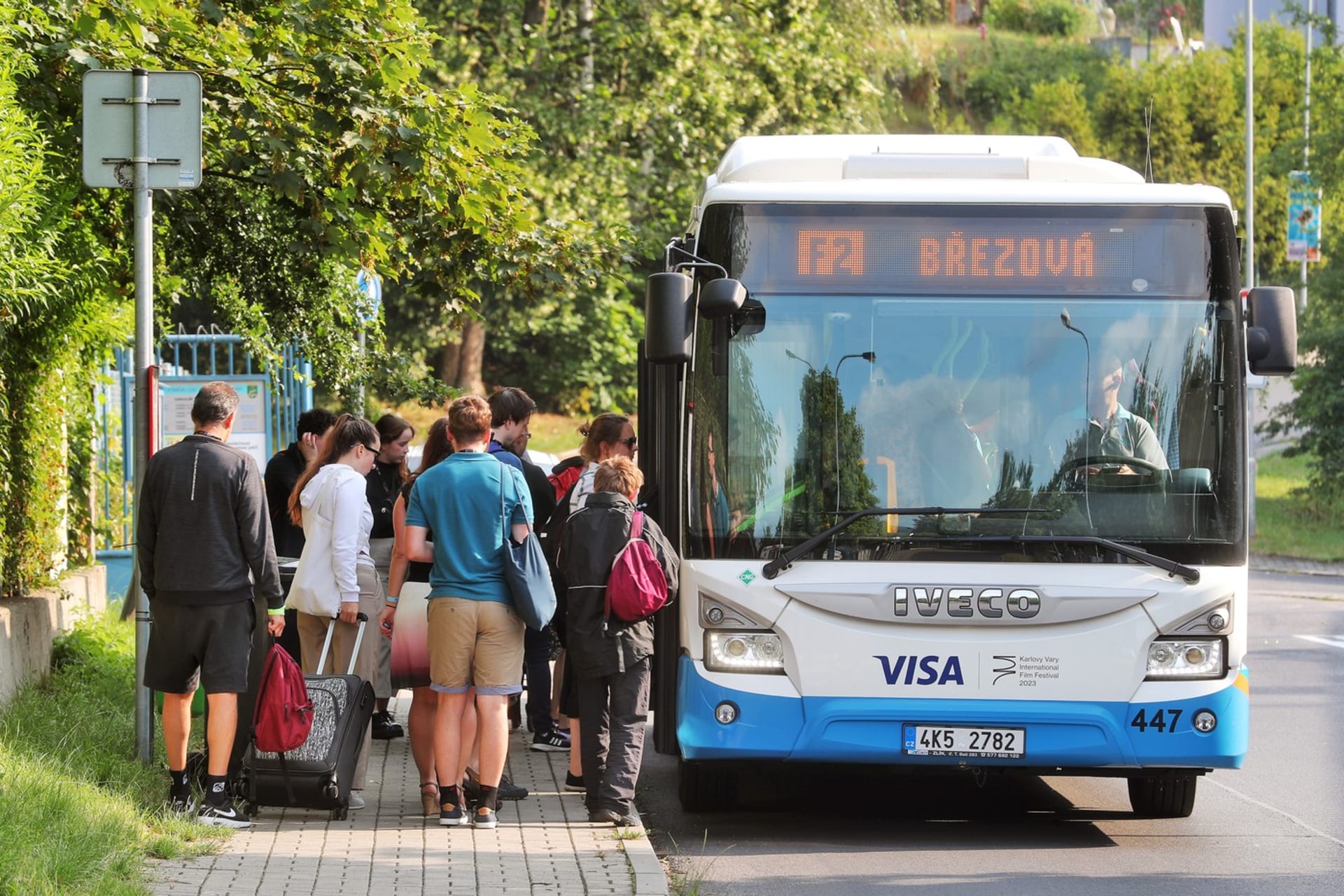 Autobus v Karlových Varech