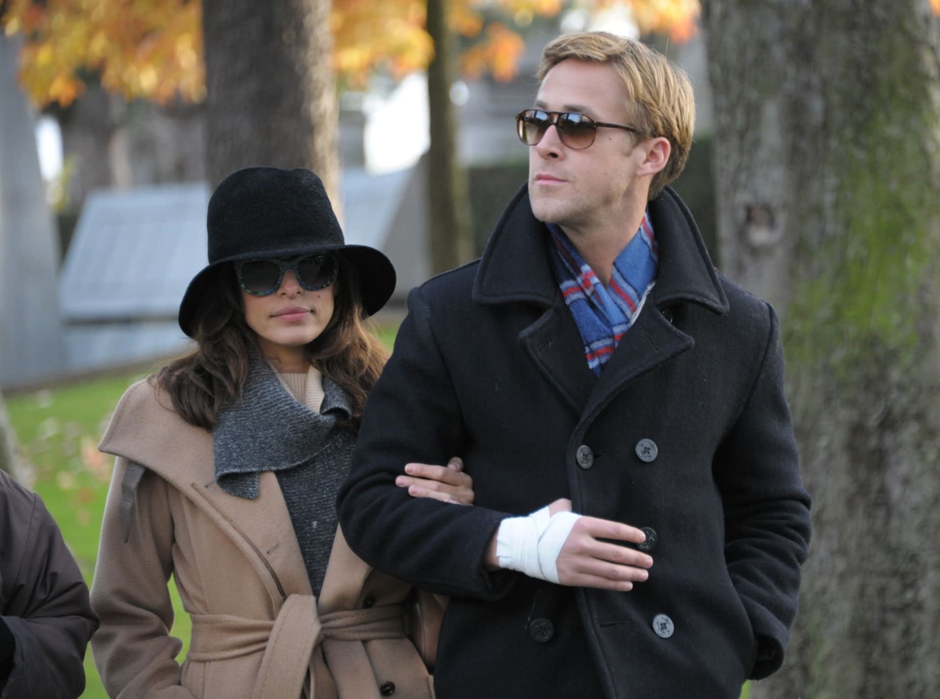 Eva Mendes a Ryan Gosling v listopadu 2011 v Paříži. Jejich vztah v té době trval jen tři měsíce.