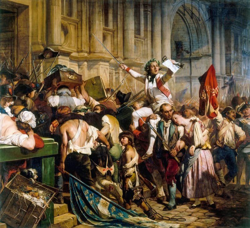 Dobytí Bastily v červenci 1789