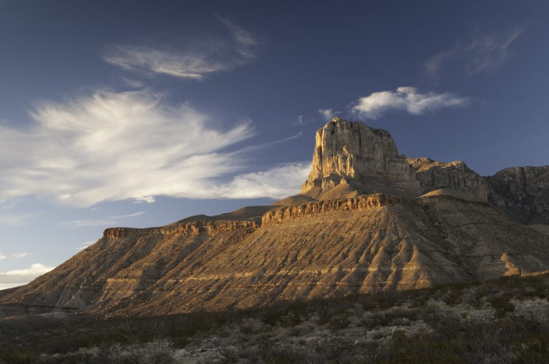Národní park Guadalupe Mountains se pyšní čtyřmi nejvyššími vrcholy v Texasu.