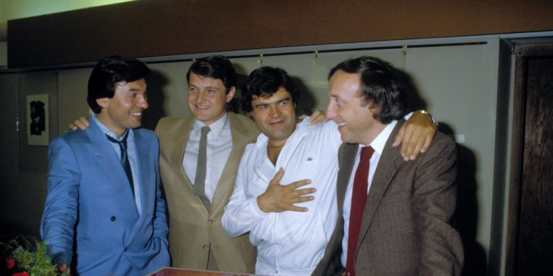 Felix Slováček si pod Štaidlem a po boku Gotta i v socialismu přišel na velmi pěkné peníze. (na snímku rok 1983)