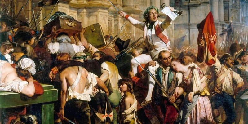 Dobytí Bastily v červenci 1789