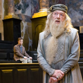 Michael Gambon si zahrál Albuse Brumbála v šesti dílech o kouzelníkovi Harrym Potterovi. 