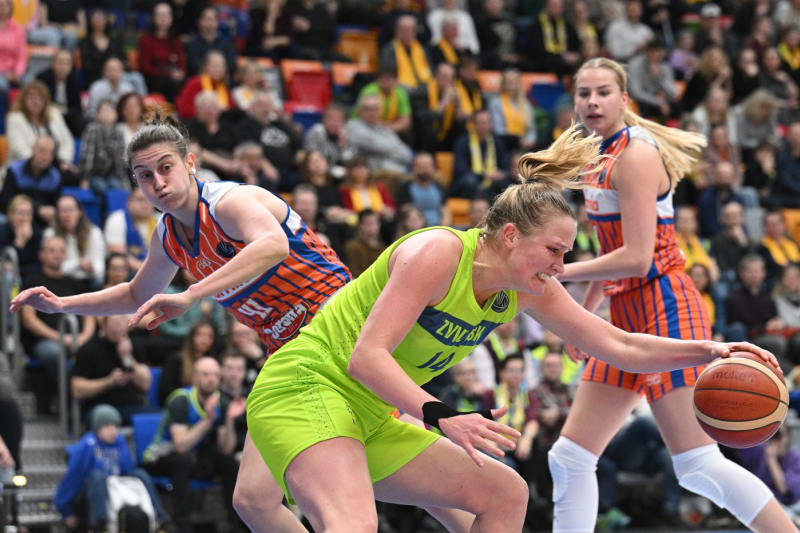 Basketbalistky USK slaví postup do Final Four Euroligy.