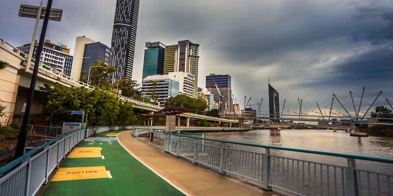 Hlavní město Queenslandu Brisbane