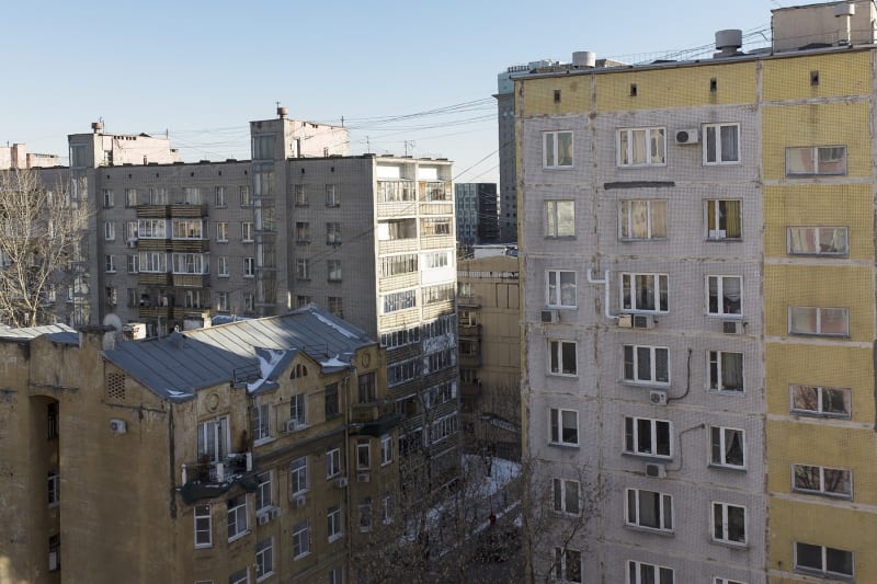 Panelové domy v Moskvě