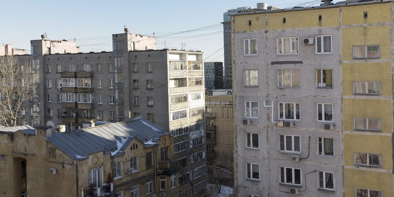 Panelové domy v Moskvě