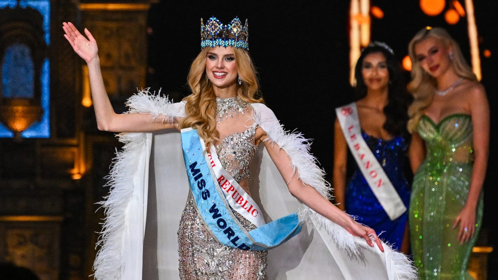 Krystyna Pyszková je novou Miss World.