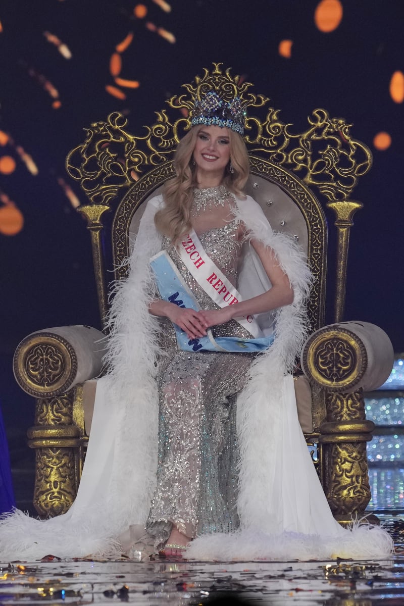 Češka Krystyna Pyszková se stala vítězkou 71. ročníku mezinárodní soutěže krásy Miss World.