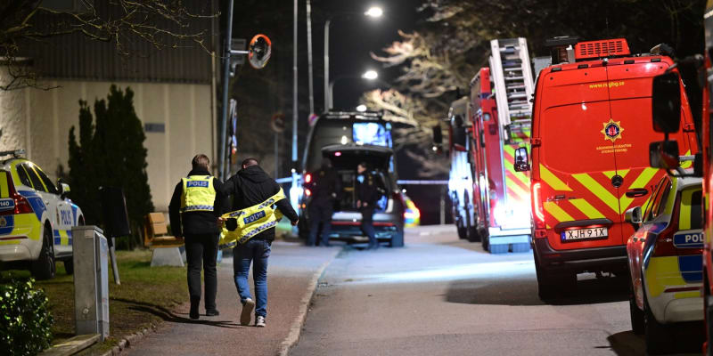 Exploze v Göteborgu z letošního března. Spojení s gangy zatím nebylo prokázáno.