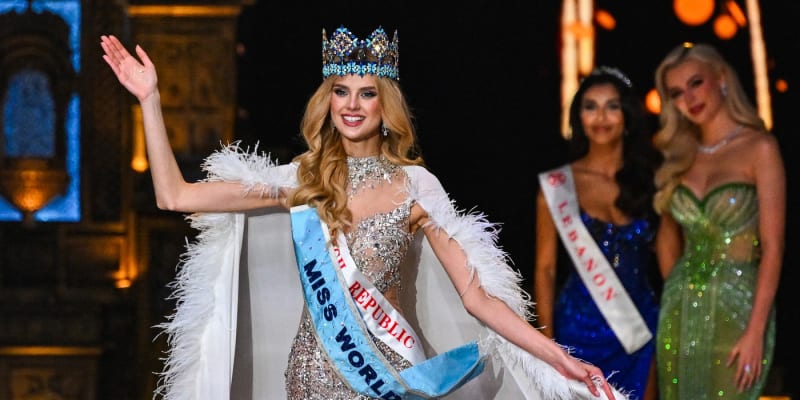 Krystyna Pyszková je nová Miss World.
