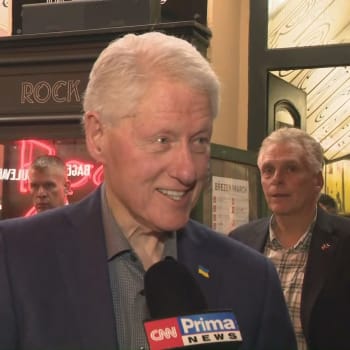 Bill Clinton dal CNN Prima NEWS exkluzivní rozhovor