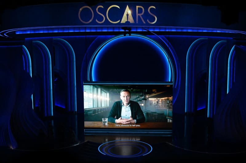 Rozloučení na Oscarech se dočkal také ruský opozičník Alexej Navalnyj.