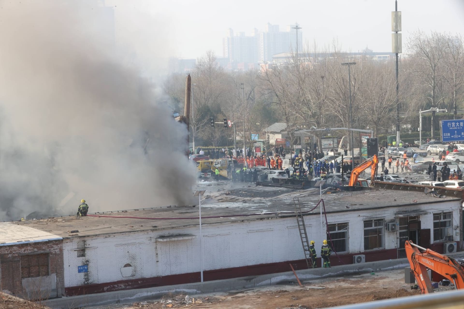 Výbuch plynu v čínské provincii Che-pej