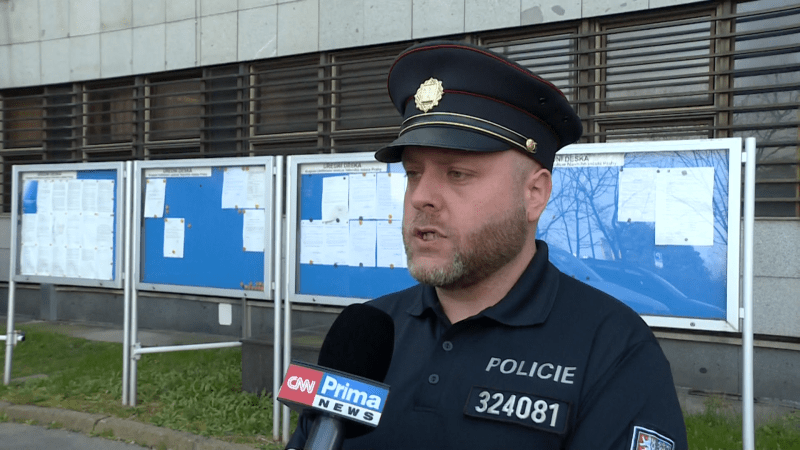 Mluvčí pražské policie Richard Hrdina