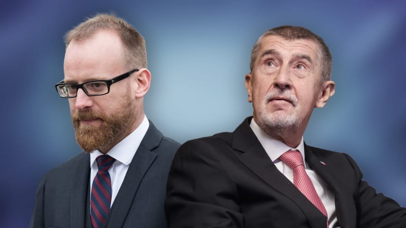 Politici Ondřej Kolář (vlevo) a Andrej Babiš