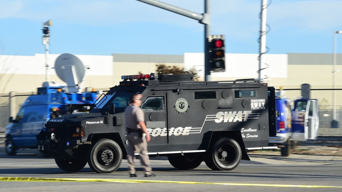 Vůz jednotek SWAT v Kalifornii (foto 2015)