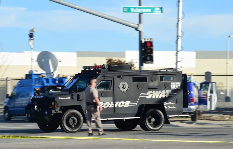 Vůz jednotek SWAT v Kalifornii (foto 2015)
