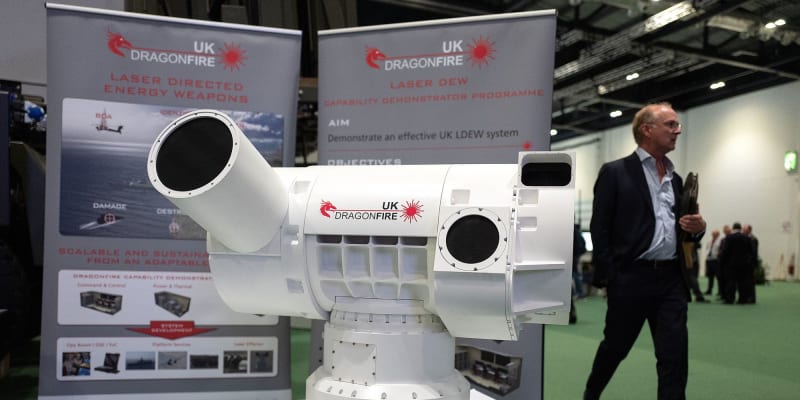 Britský laserový systém Dragonfire