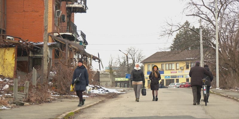 Ukrajinské město Makariv dva roky po osvobození 
