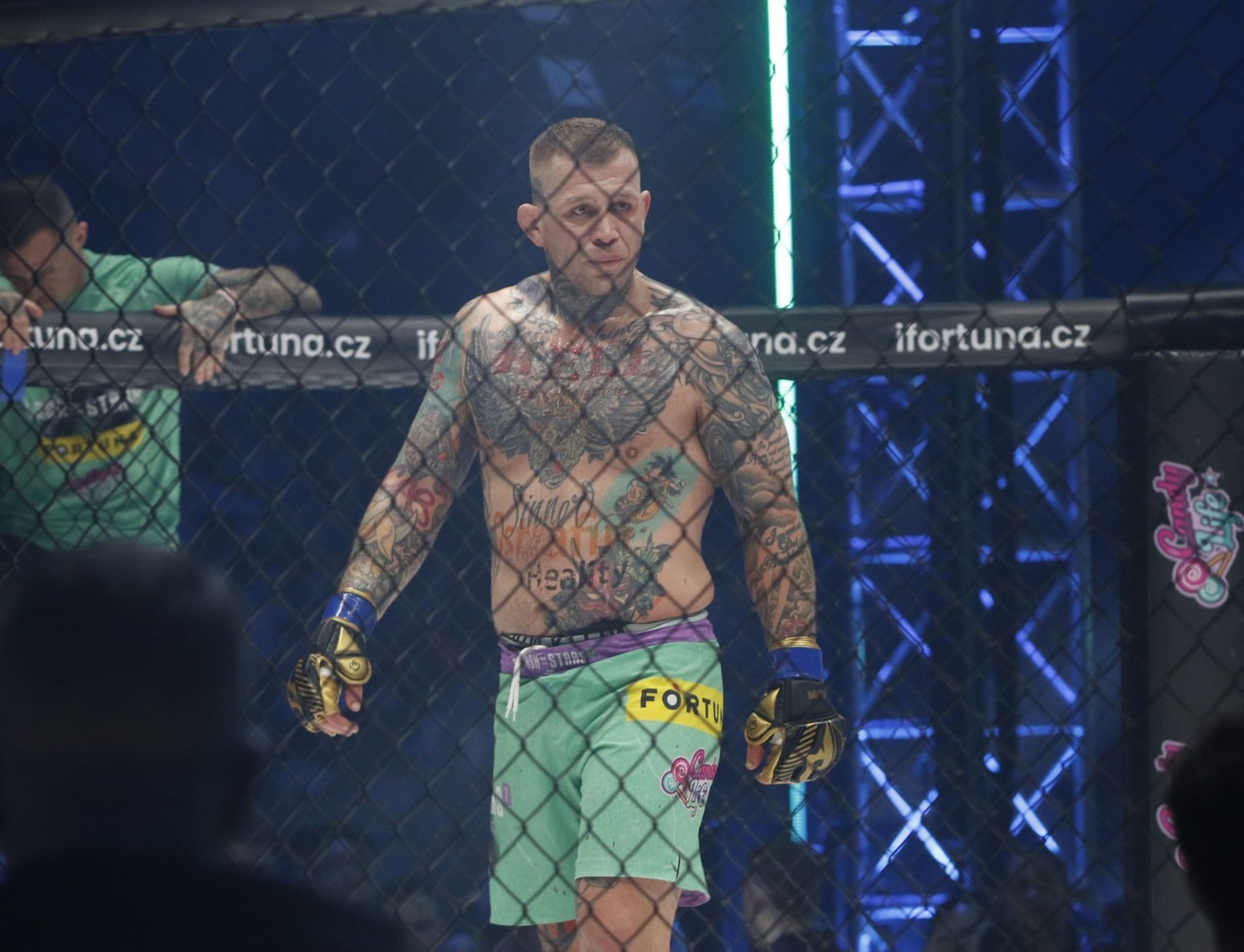 MMA zápasník Václav „Baba Jaga“ Mikulášek pátrá po ukradené fence.