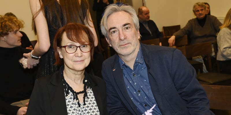 Milena Steinmasslová s kolegou Petrem Vackem 
