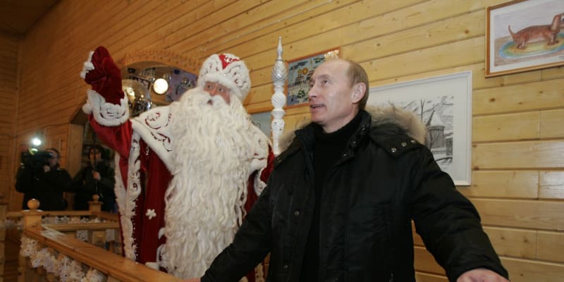Putin na návštěvě u Dědy Mráze