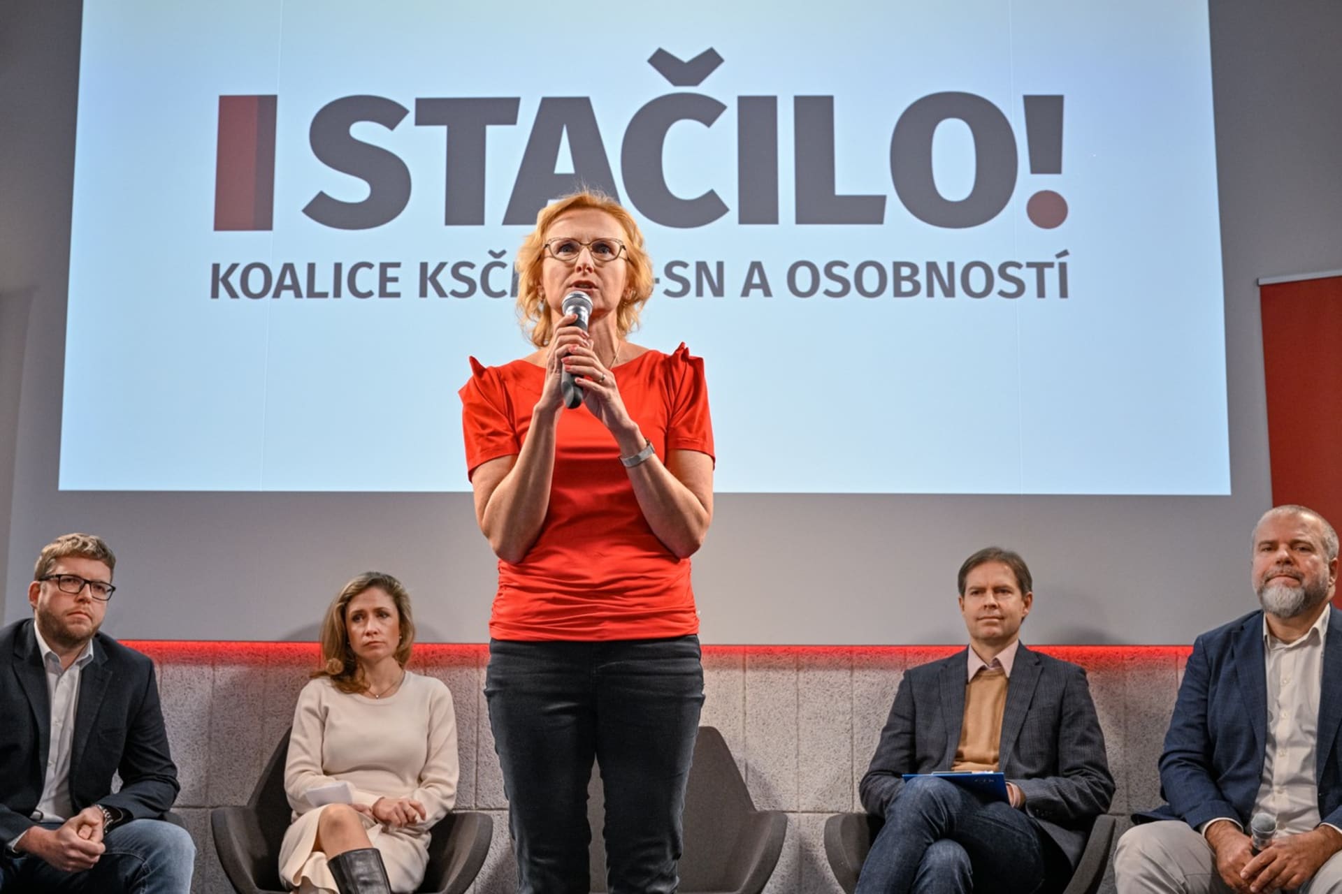 Stačilo! vede do Evropských voleb europoslankyně Kateřina Konečná (KSČM).