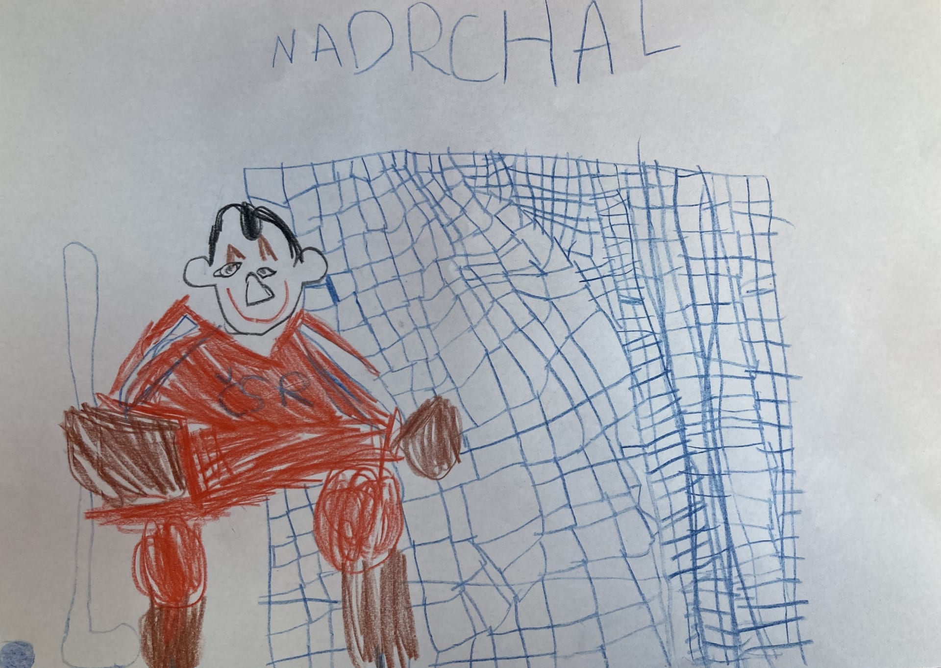 Vladimír Nadrchal na kresbě šestileté dívky