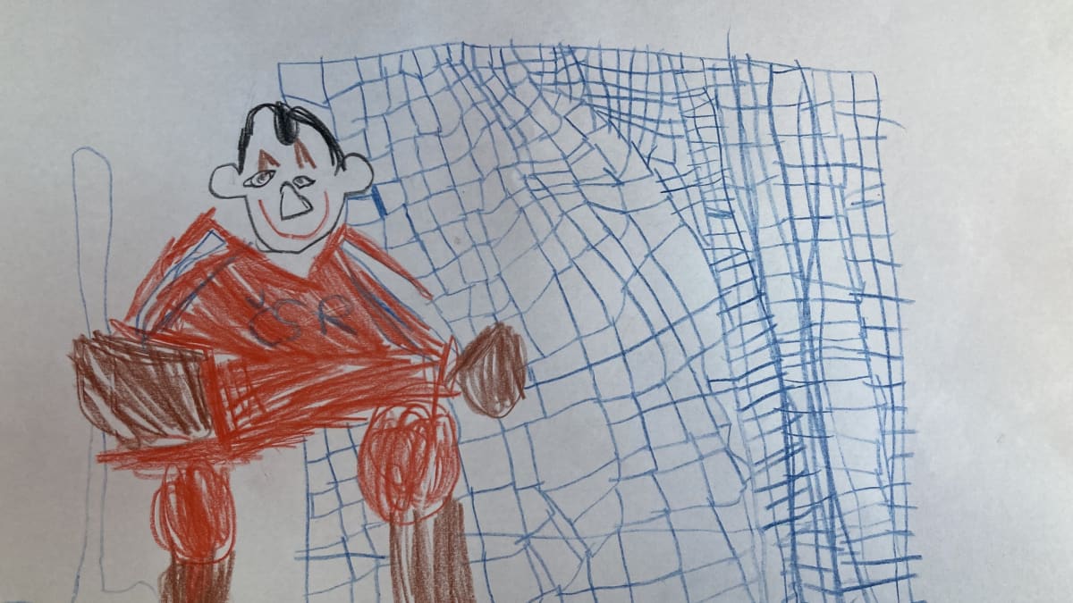 Vladimír Nadrchal na kresbě šestileté dívky