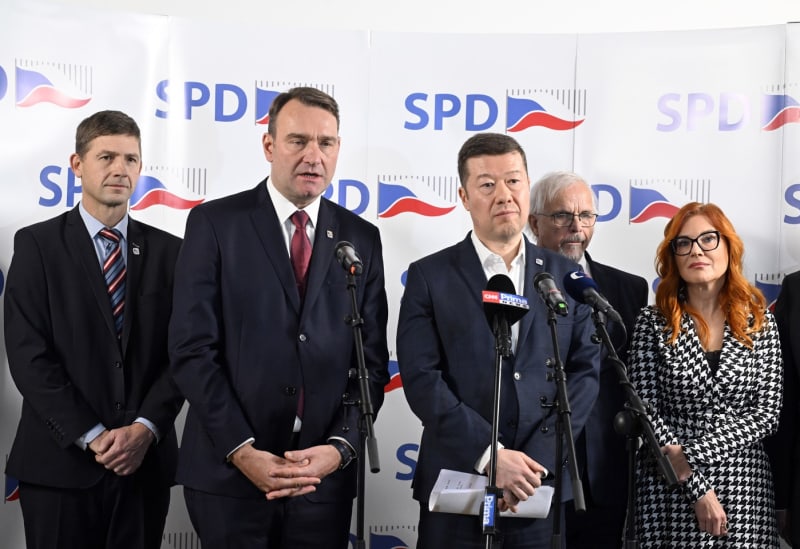 Hnutí SPD skončilo na pátém místě.