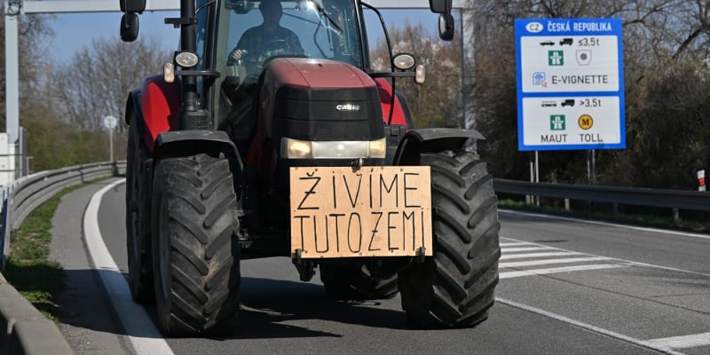 Protesty zemědělců 20. 3. 2024