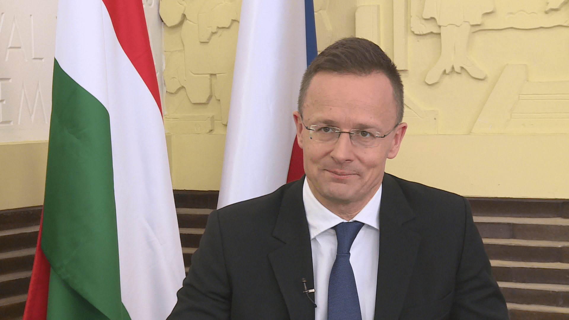 Maďarský ministr zahraničí Péter Szijjártó poskytl rozhovor pro CNN Prima NEWS.