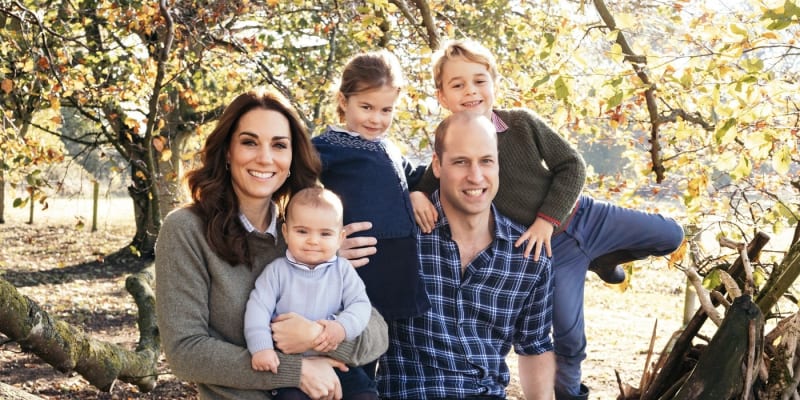 Princezna Kate s Williamem a rodinou