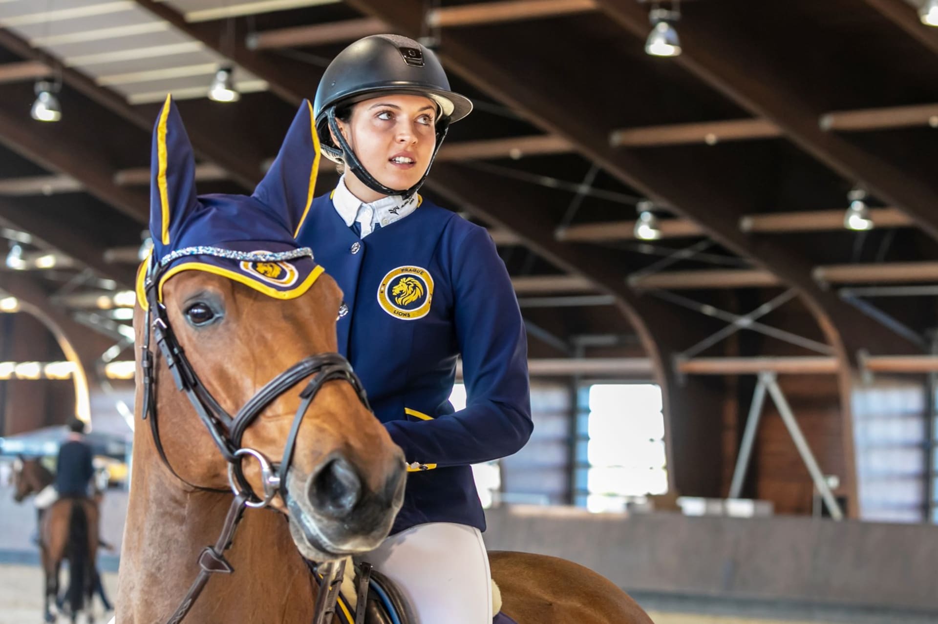 Anna Kellnerová se věnuje jezdectví již od dětství.