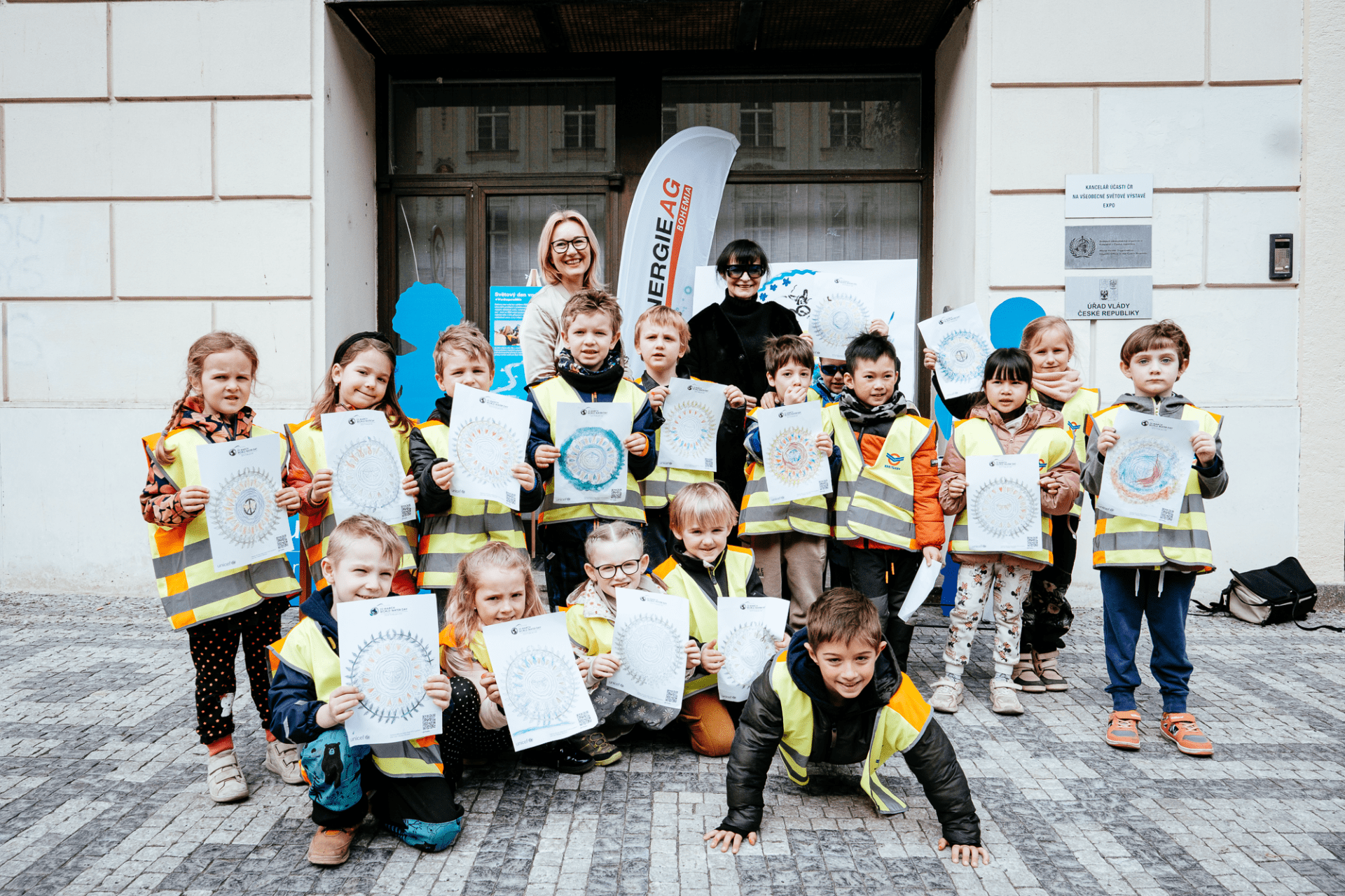 Děti na oslavách Světového dne vody UNICEF ČR