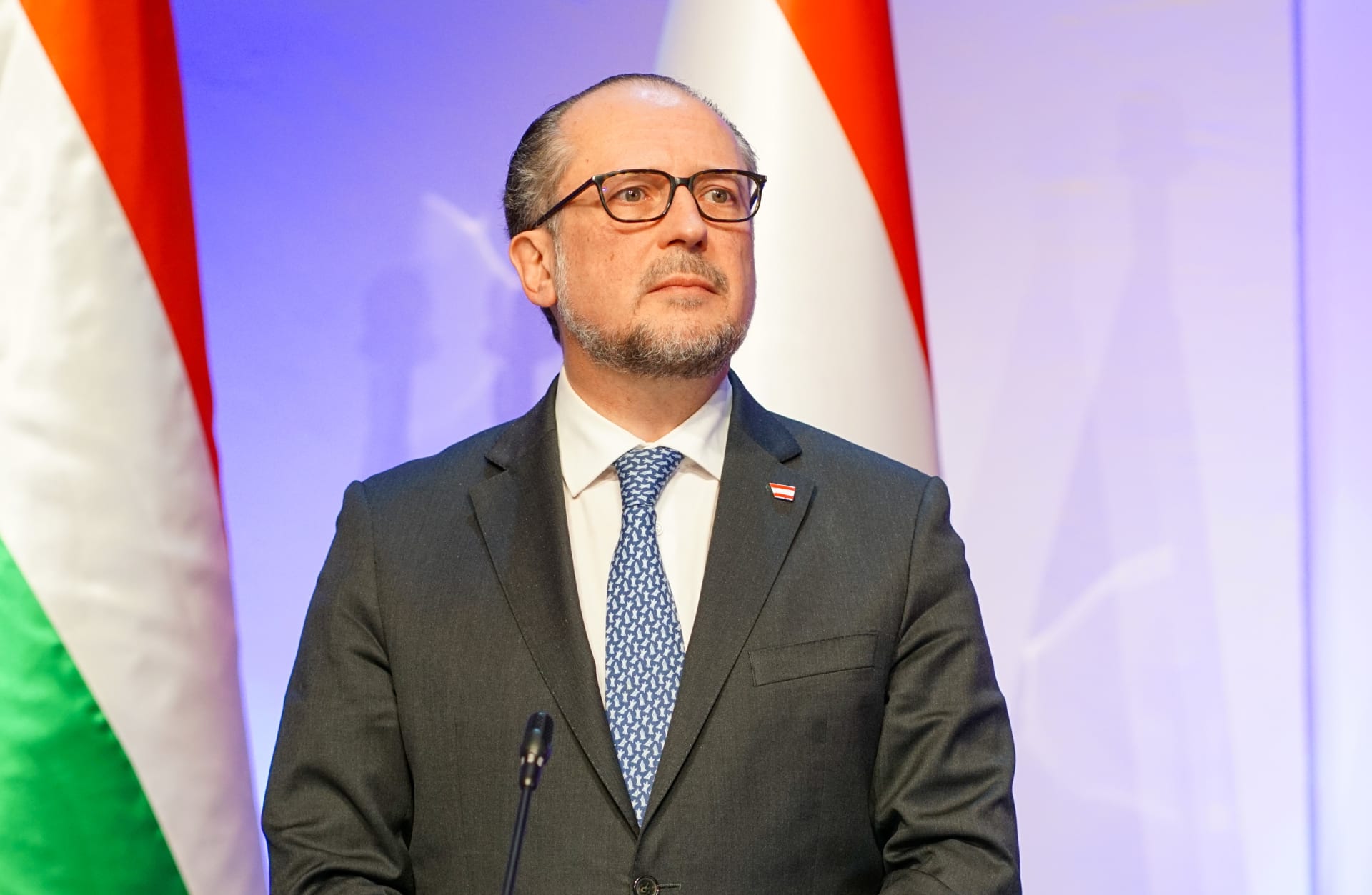 Rakouský ministr zahraničí a exkancléř Alexander Schallenberg
