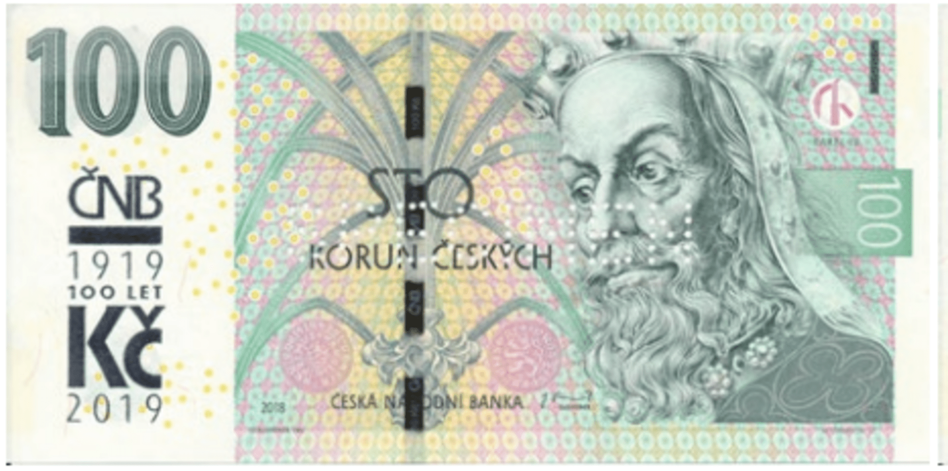 Stokorunu vydala ČNB ke stému výročí české měny.