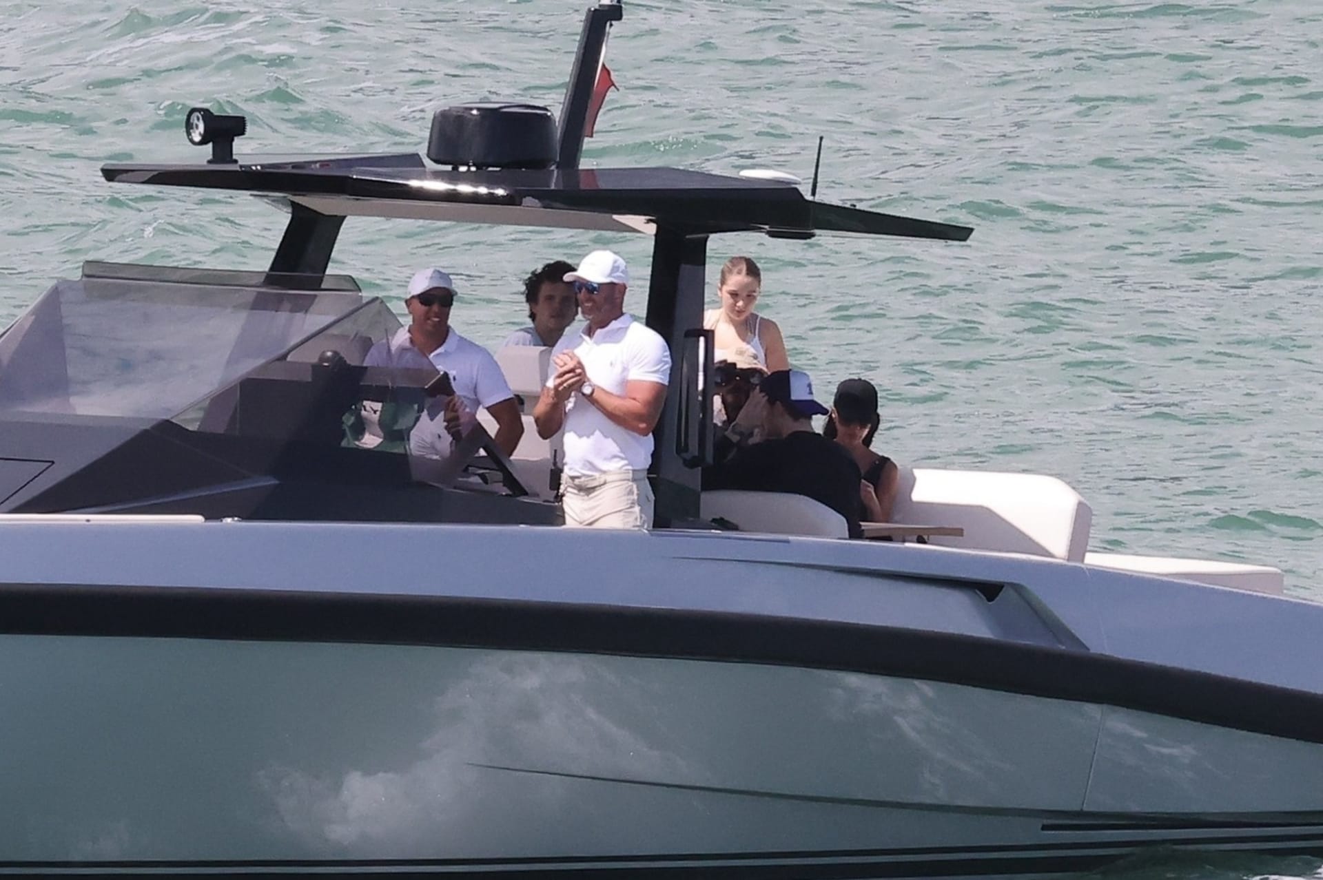 Beckhamovi strávili na lodi přenádherný den. 