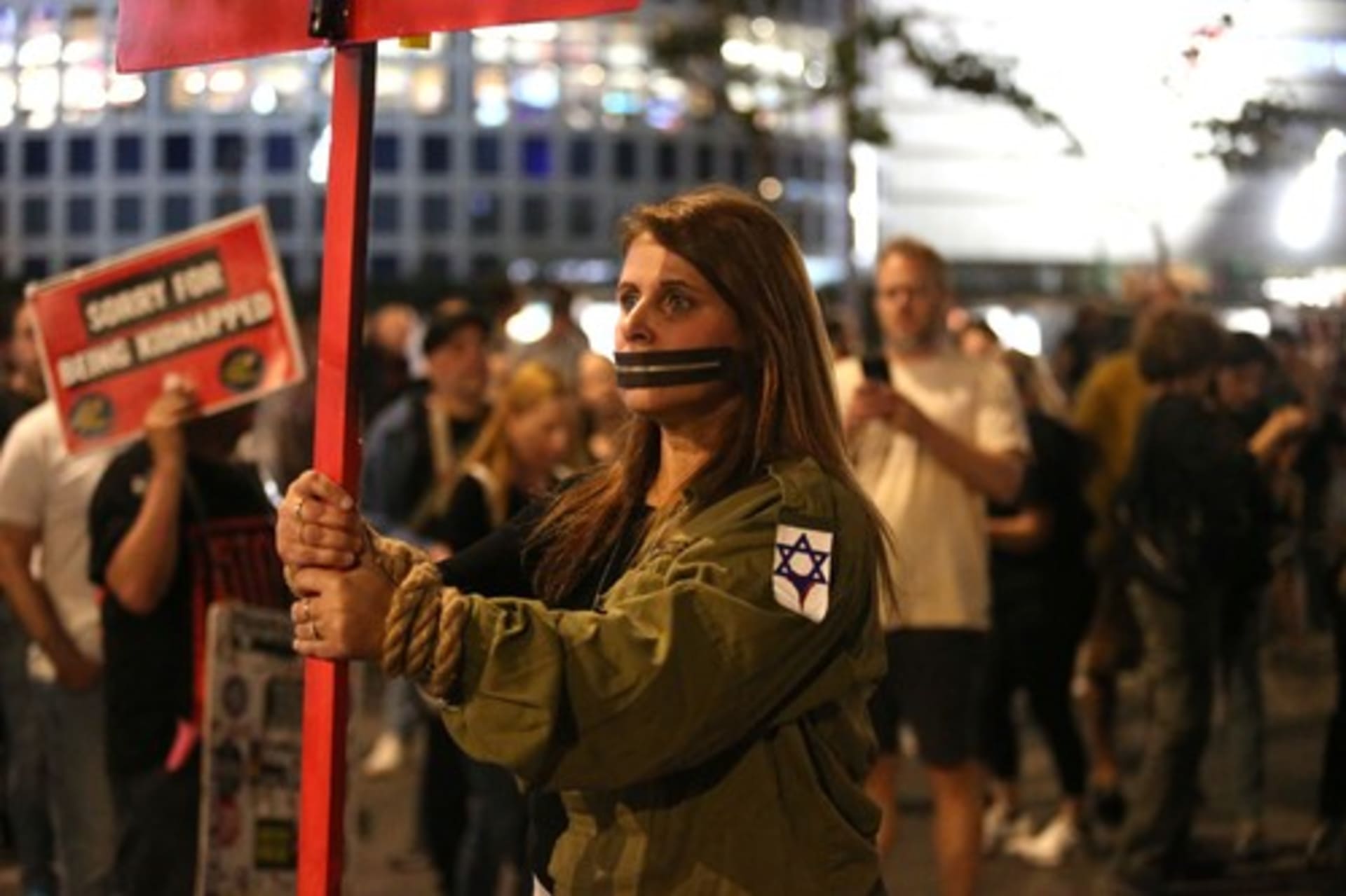 Tisíce Izraelců demonstrovaly proti vládě (30. 03. 2024)