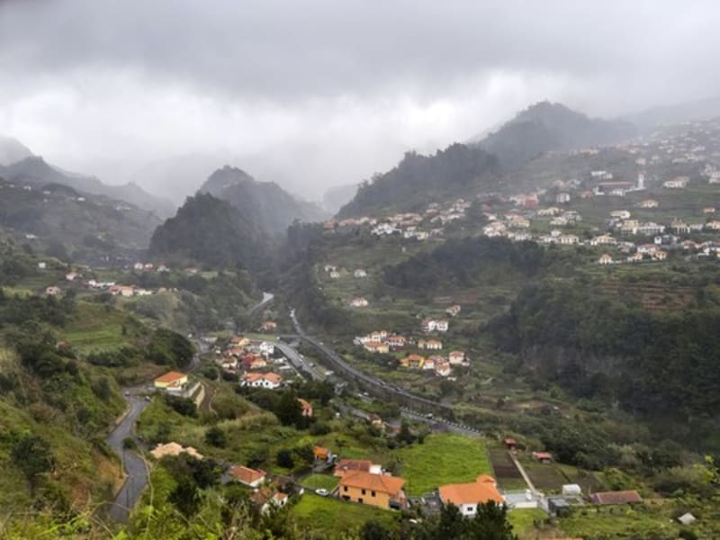 Vesnice Sao Vicente na Madeiře