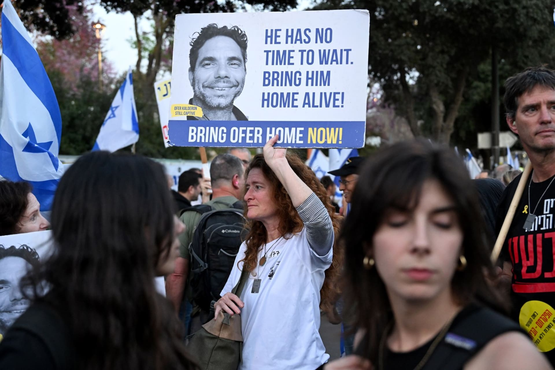 V Jeruzalémě demonstrovaly proti Netanjahuově vládě desetitisíce lidí.