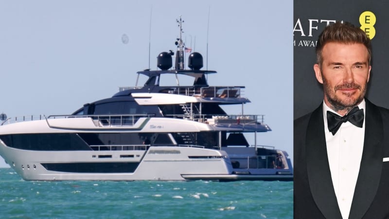 Beckham si koupil obrovskou jachtu za půl miliardy. Její vybavení by vám asi stačilo