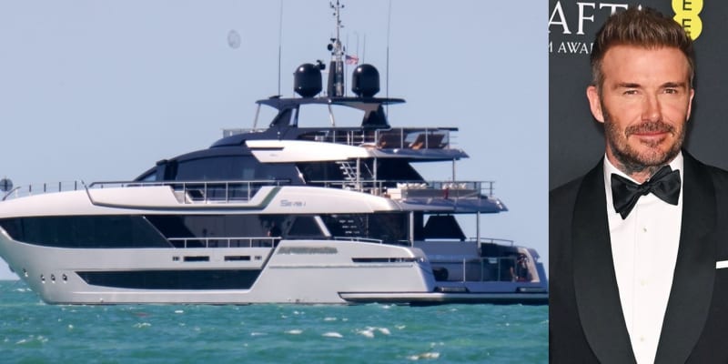 David Beckham si pořídil 40metrovou jachtu za téměř půl miliardy korun.