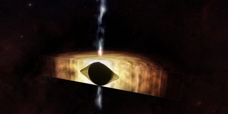Supermasivní černá díra v centru naší galaxie