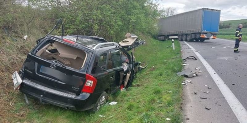 Dopravní nehoda v okrese Skalica (2. 4. 2024) 