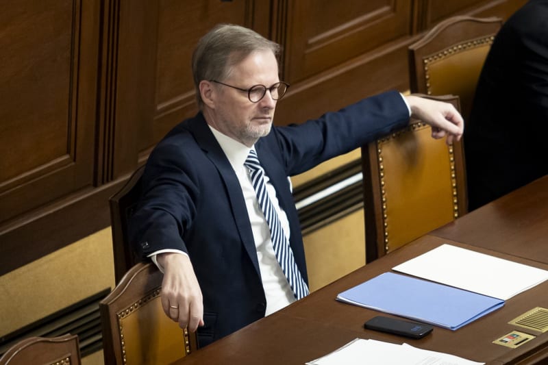 Premiér Petr Fiala (ODS) se stal nejméně důvěryhodným politikem.